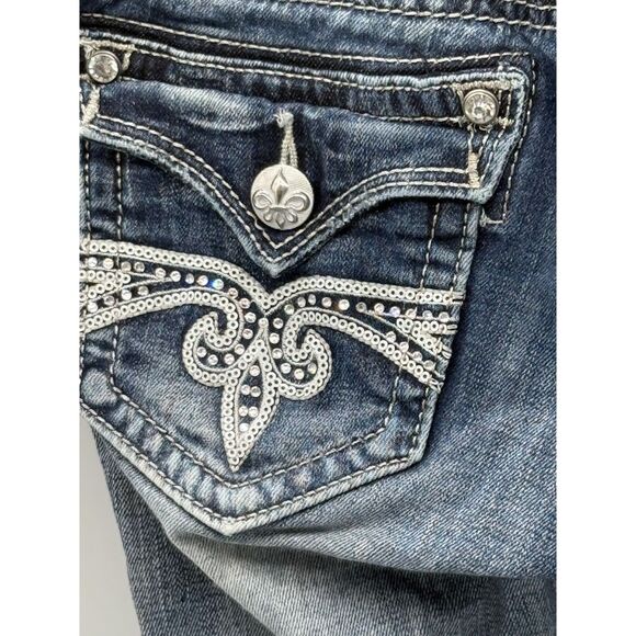 Rock Revival Jeans Embellished EUC BLING BUCKLE - Picture 6 of 11